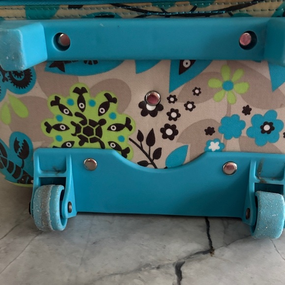 Oilily Blue and Pink Mermaid Kids suitcase - Picture 13 of 13
